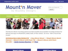 Tablet Screenshot of mountnmover.com
